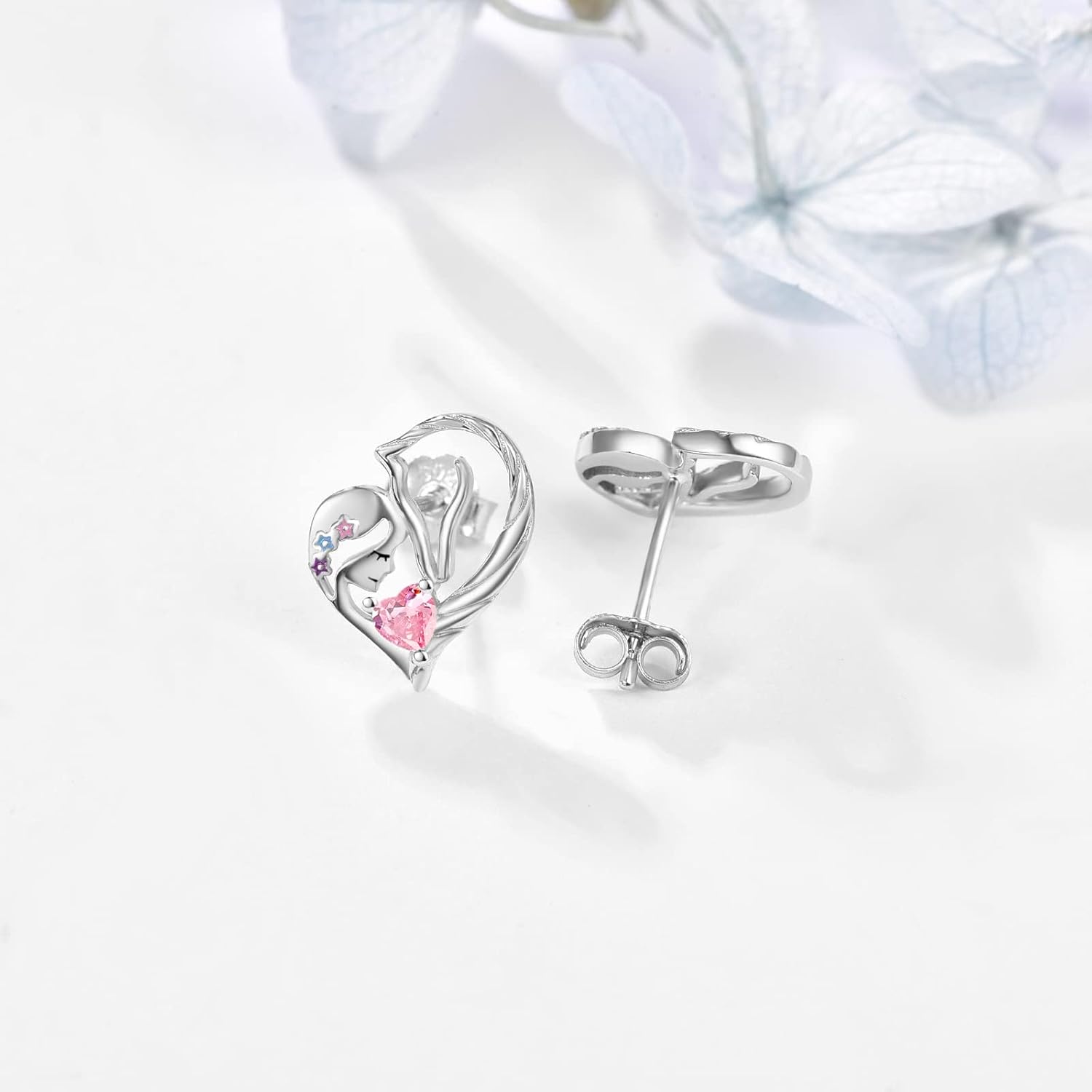 TANGPOET Horse Stud Earrings for Women Horse Lovers 925 Sterling Silver Hypoallergenic Earring for Sensitive Ears Jewelry Gifts for Birthday