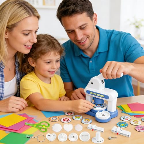 Presse à boutons manuelle robuste Veasbuu pour impression précise d'objets d'artisanat - 3