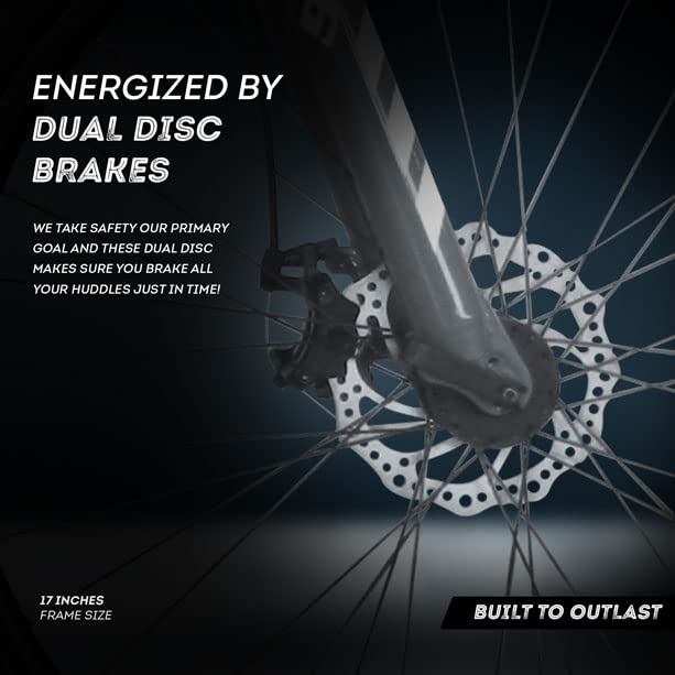 Image of NINETY ONE Meraki 27.5T Single Speed Electric Bicycle (Silver & Grey , Ideal For: 12+ Years Unisex , Brake: Disc ) Frame: 17 Inches , Steel