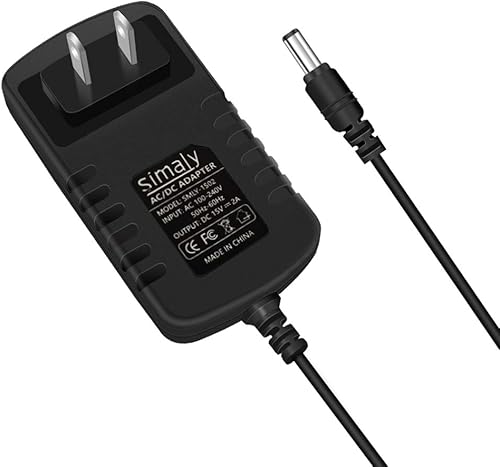 YLYLXIMA - Fuente de alimentación de 15 V 2 A adaptador de 15 V y 2 A CA de 100 a 240 V a CC 15 V 2A cargador de pared de 0217in x 0098in de EE UU