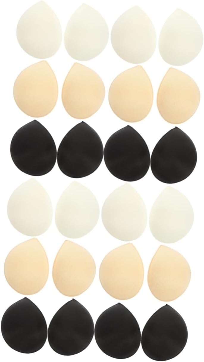 BESTYASH Sport Bras Pads Inserts Bikini Padding Inserts Cups Foam Bra Inserts Tape Padded Bra Bathing Suit Push