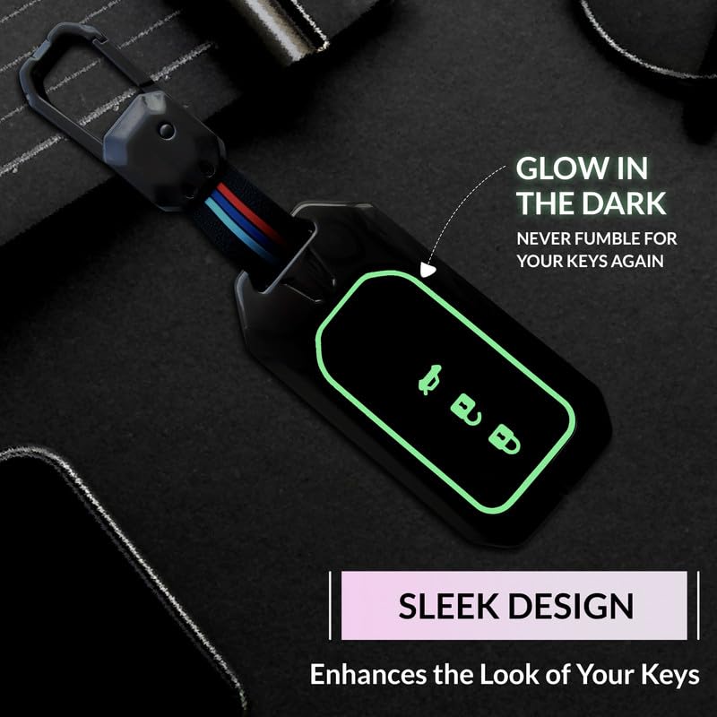 Image of NEODRIFT 'KeyShield' Car Key Cover for Suitable for Honda Elevate (Shape 1, 03 Buttons) (Durable, Stylish, and 360 Protection)
