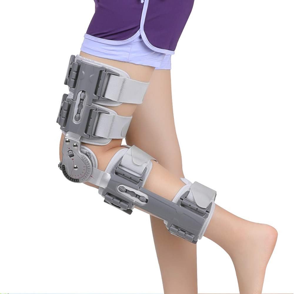 Nylon Hinged Knee Support Brace Adjustable Stabilizer For Men And Women (Adjustable 52 Cm To 65 Cm)