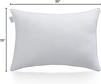 Vista 7 de Acanva Bed Sleeping - Funda de almohada extra suave de plumón alternativo, 1 unidad (paquete de 1), color blanco