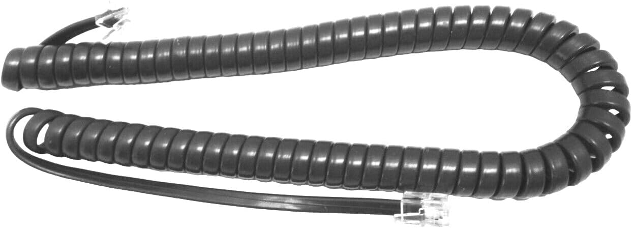 The VoIP Lounge Replacement 9 Foot Short Gray Handset Receiver Curly Cord for Cisco 7800 & 8800 Series IP Phone 7821 7841 7861 8841 8845 8851 8861 8865 (See Full Description)