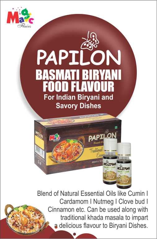 Papilon Basmati Biryani Masala Essence (20 ml x 6 Bottles) For Used in Veg and Non Veg Biryani 1