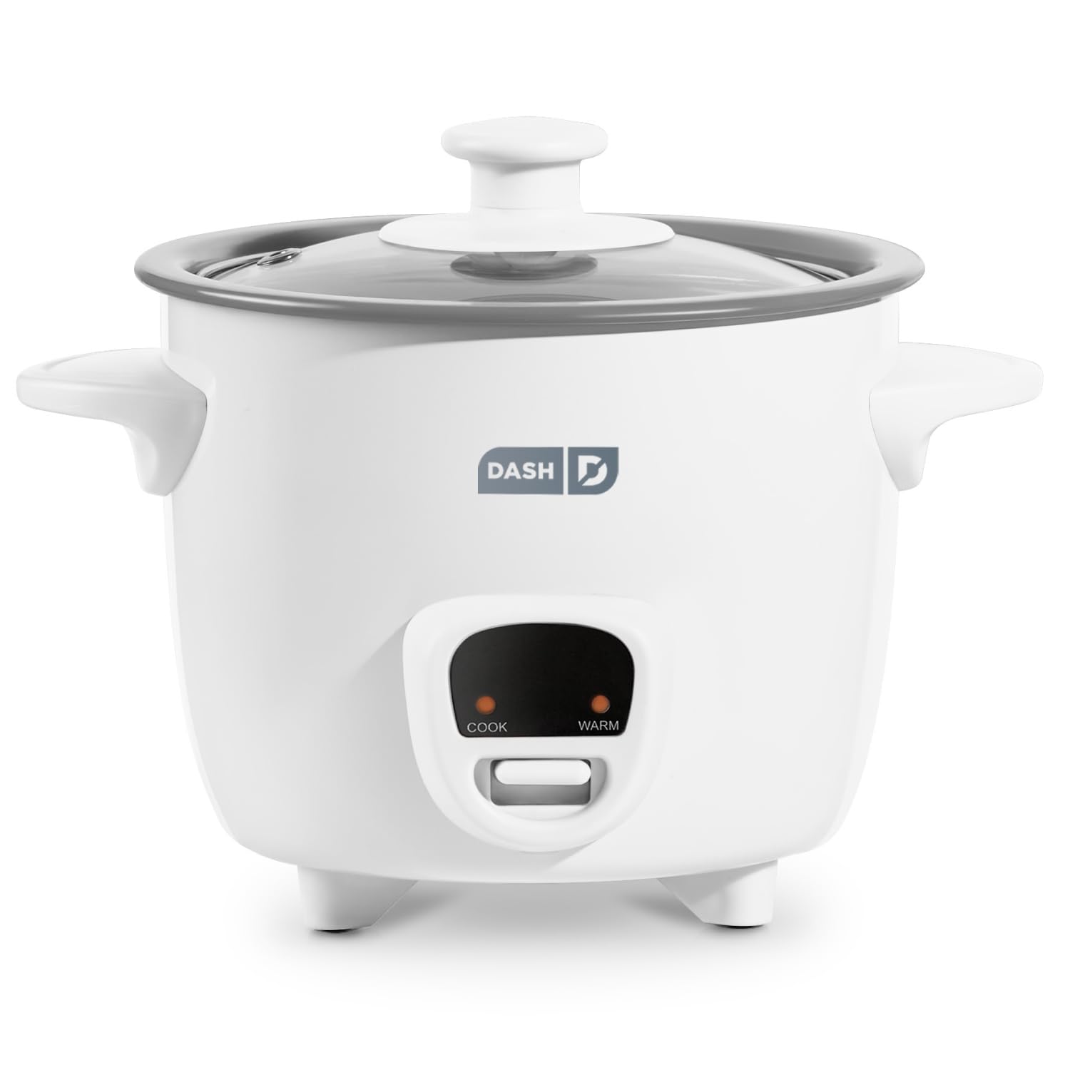 Dash Mini Ceramic Rice Cooker White