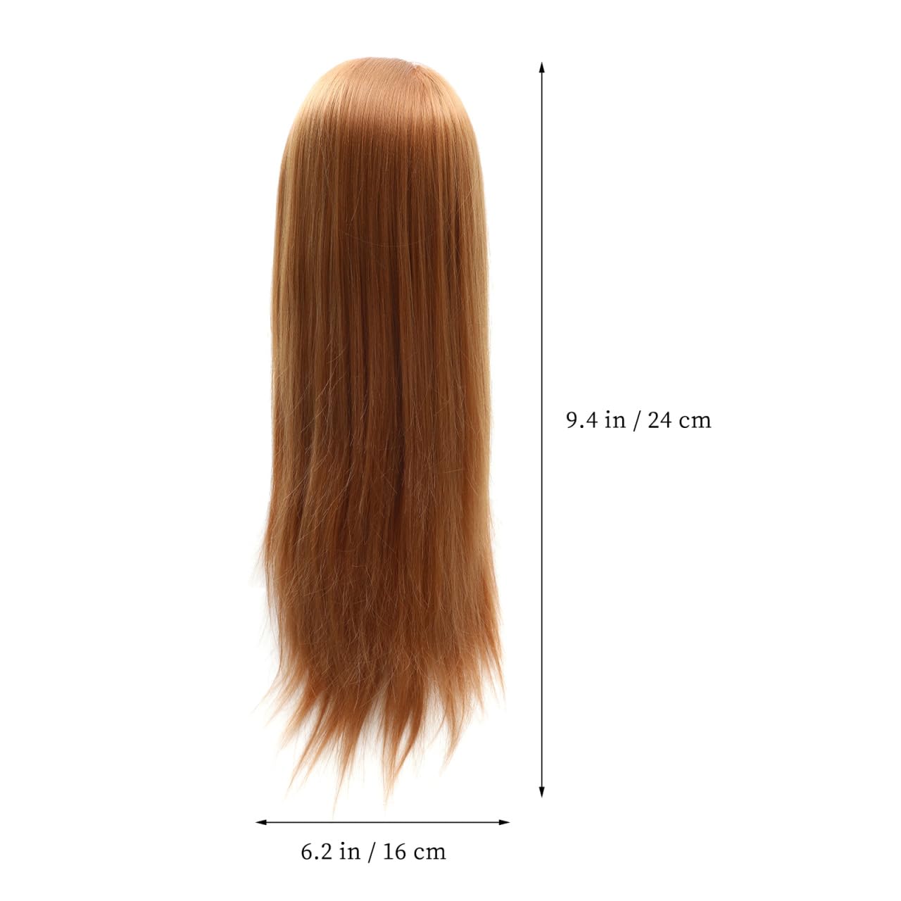 MAGICLULU Kopfmodell mit geflochtenem Haar kinder frisierkopf friseurkopf rosa Silikon-Gesichtswischtuch rosafarbene Gläser mit Deckel Echthaarperücken puppe kosmetologie kopf Perückenkopf