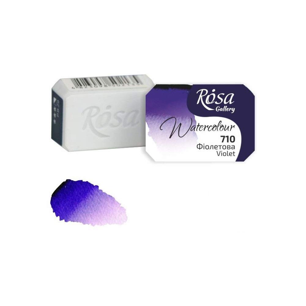 Professional Watercolour Paint, 2,5ml Half Pan, Gallery (Violet)