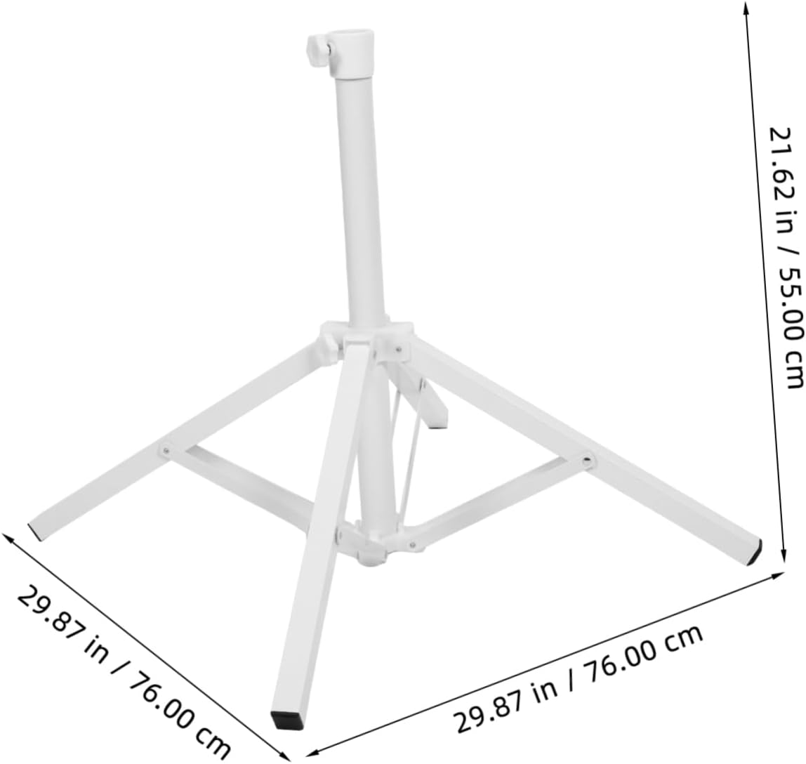 Heavy Duty Outdoor Umbrella Base Metal Stand for Beach Garden Patio Easy to Install Stable Support for Sunshade Flags and More Durable Design for Use