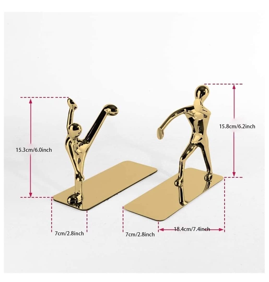 Buchstütze Robuste Buchstützen Aus Edelstahl, rutschfeste, Kunst-Buchstütze, Eleganter Buchhalter Schreibtisch Dekorative