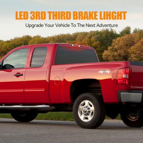 Image of Third 3rd Brake Light LED for 2007-2013 Chevy Silverado /GMC Sierra | High Mount Rear Center Cab Roof Top Brake Cargo Stop Light Assembly for 07-13 Silverado /Sierra 1500 2500HD 3500HD