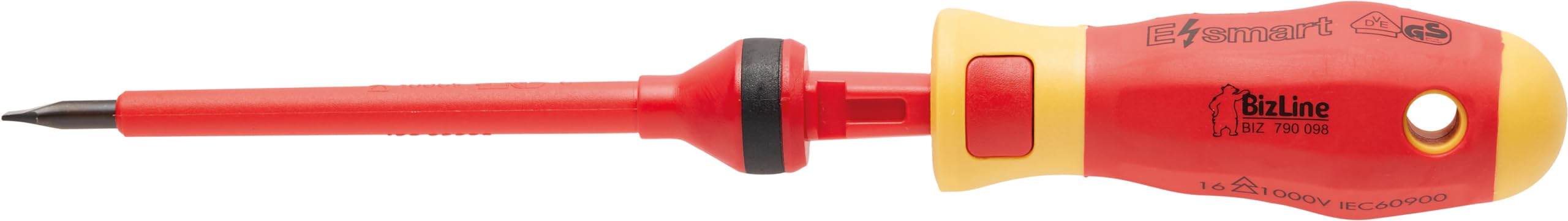 kit tournevis - isolées 1000v - manche + 10 lames intercheangeables - bizline 790098