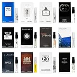 Men's Designer Cologne Sample Vial,Men's Designer Fragrance Sample (Pack of 12)