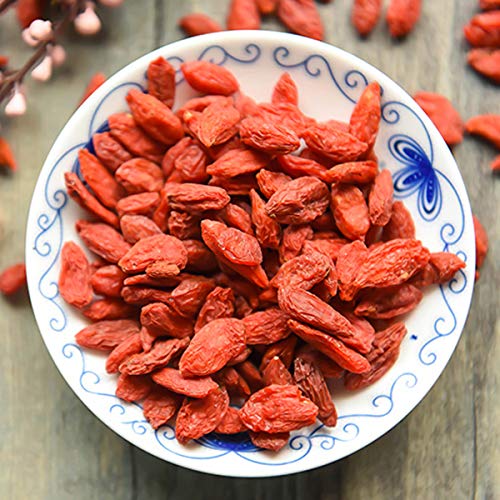 通用 50g-500g Bayas orgánicas de Lycium Chinensis Goji Wolfberry Pure Sin Necesidad de Lavar Té de Comida Verde (50g) - Imagen 5