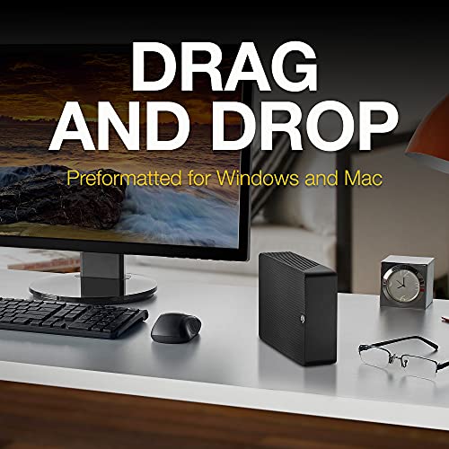 Seagate One Touch Hub 10TB External Hard Drive HDD – USB-C and USB 3.0 port, for Computer Desktop Workstation PC Laptop Mac (STLC10000400) by Seagate - Image 7