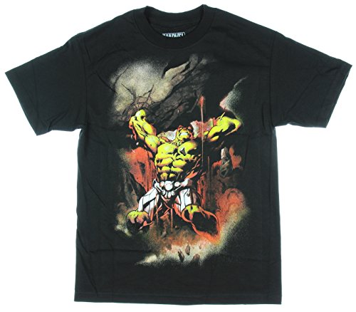 T-shirt Hulk Marvel Comics avec imprim&eacute; r&eacute;sistant Hulky Grip POMIGK