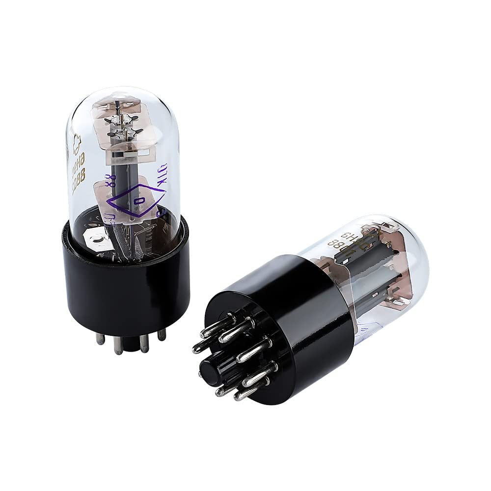 2pcs 6h9c Remplacement du tube à vide d'amplificateur de tube d'électrons 6SL7 6N9P Vanne Renforcer la qualité sonore for l'amplificateur audio