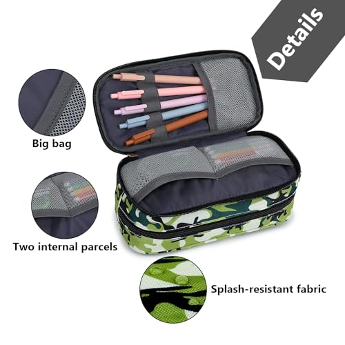 Image of Mountain guest Pencil Cases for kids, Large Capacity Pencil Pouch, Office College School Marker Organizer Case pen for Men Women Adult Teens
