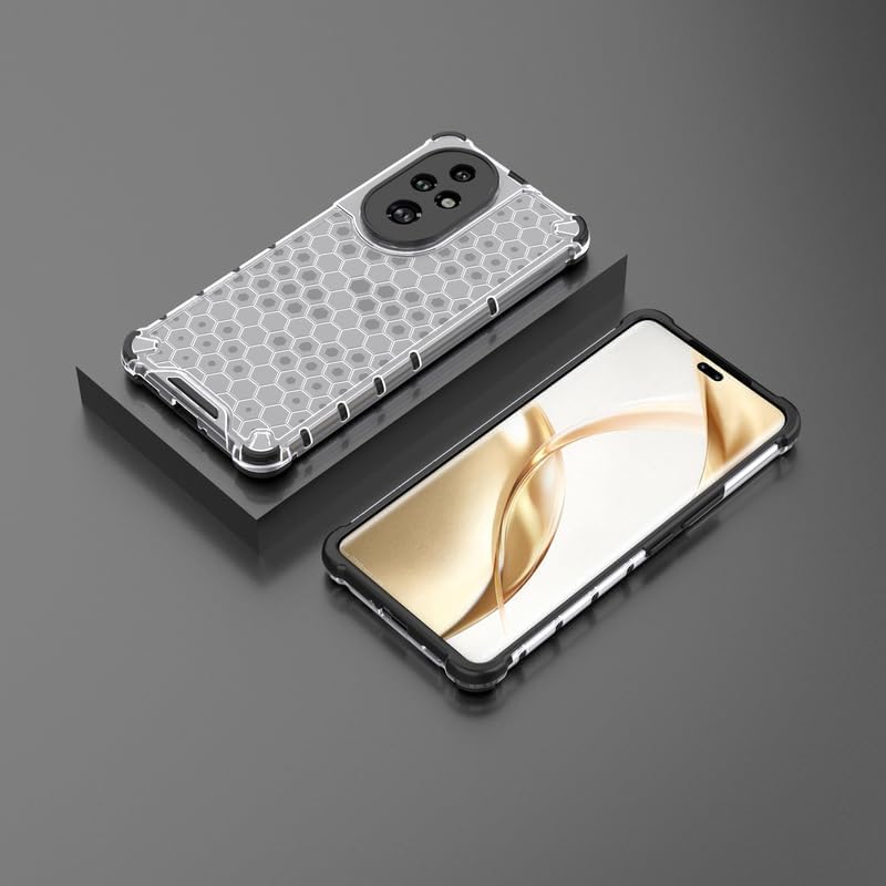 Image of Hard PC Back Case Cover for Honor 200 Pro 5G Anti Slip Ultra Thin Shockproof Reinforced Corners (Polycarbonate|Clear)
