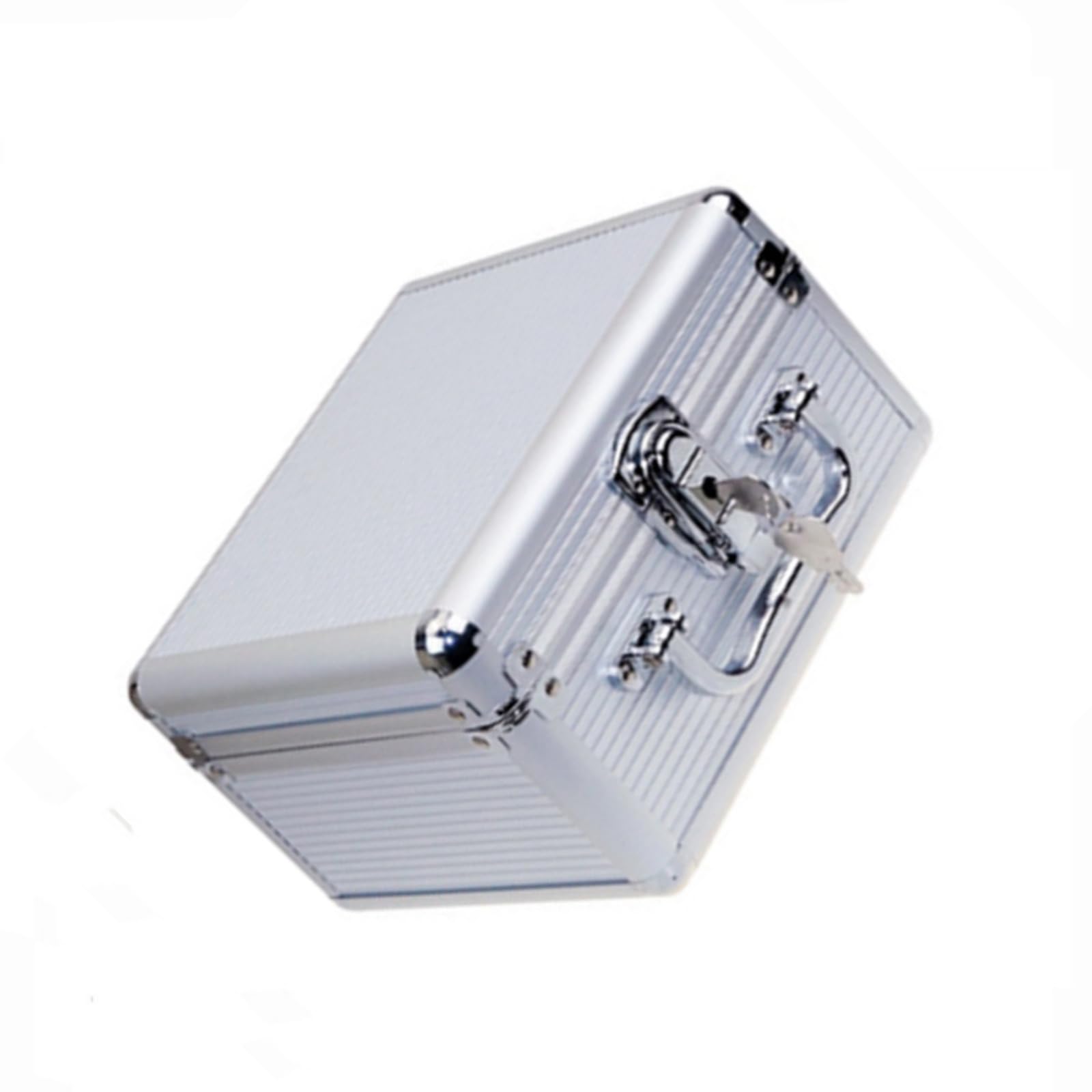 Custodia in alluminio da 2,5 pollici per hard disk con interno in spugna e serratura a chiave per gli HDD del notebook