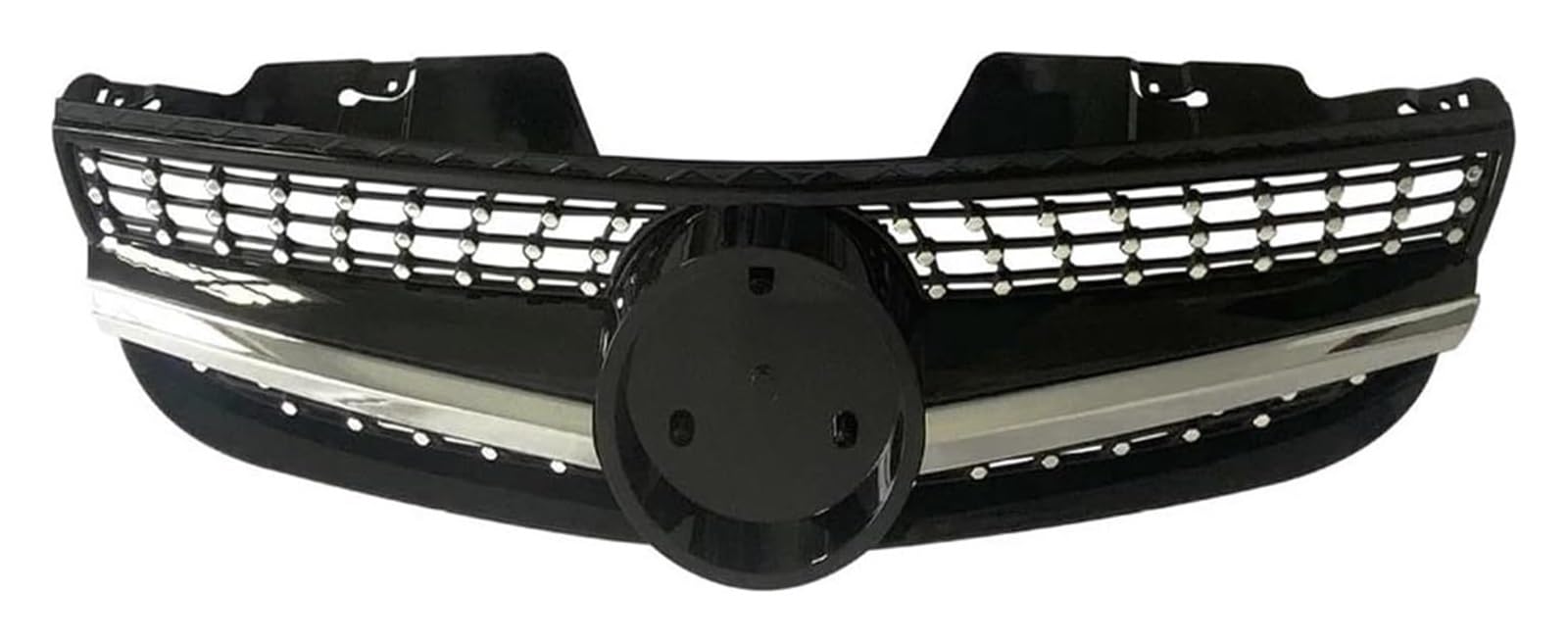 Calandre avant de véhicule Mercedes SL R230 en ABS argent rigide - 6