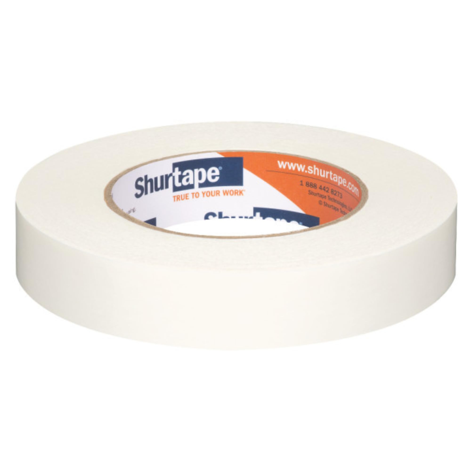 FindTape Shurtape Ruban de soie non tiss? double face, 2 in. (48mm actual) x 55 yds. (blanc)