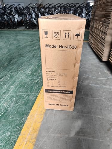 SAMEBIKE Elektrische fiets voor volwassenen, 20 inch, inklapbaar, elektrische fiets met ondersteunde pedalen, city e-bike, uniseks, volwassenen, afneembare accu, 36 V, 12 Ah, elektrische fiets voor 7 - Afbeelding 3