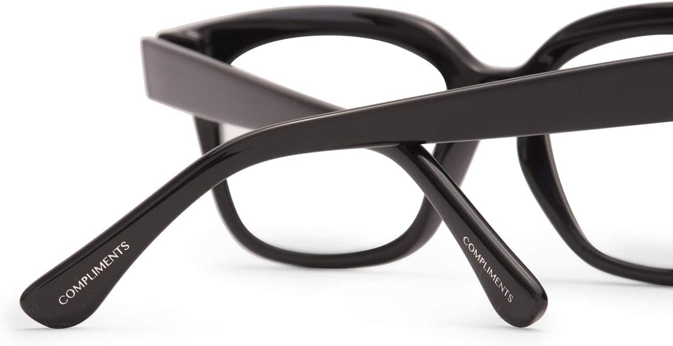 DIFF Ava 1.75 Reading Glasses | Blue Light Blocking Oversized Readers | Lightweight Designer Black Frames - Image 8