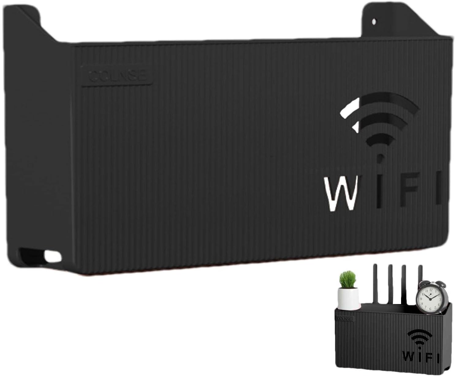 WiFi Router Aufbewahrungsbox WLAN Router Regal TV Kabel Verstecken Box