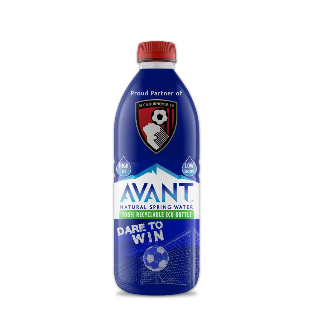 AVANT x AFC Bournemouth Limited Edition 500ml Still Bottled Water, 12 Pack
