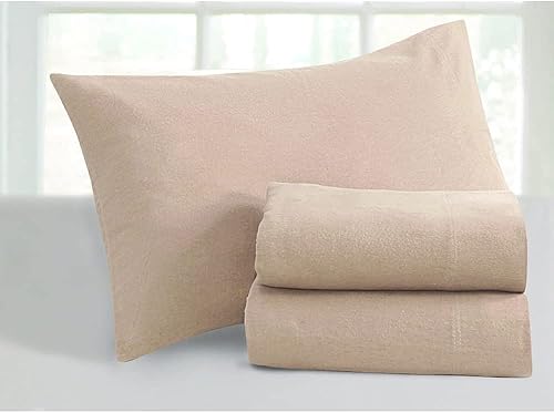 Marwah Corp Oration - Juego de sábanas de franela sólida ultrasuave de 5 onzas con bolsillo profundo, cachemira individual
