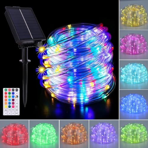 Guirnalda de luces solares impermeables que solucionan la falta de enchufes en terrazas
