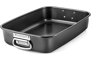 HONGBAKE Lasagna Pan 3 Inch, A Culinary Masterpiece for Delectable Deep Dish Creations