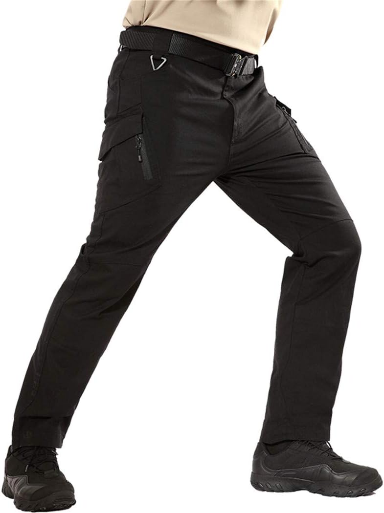 City Tactical Military Pants Men Army Forces Cargo Pants Casual Elastic Many EDC Pockets Cotton Trouser