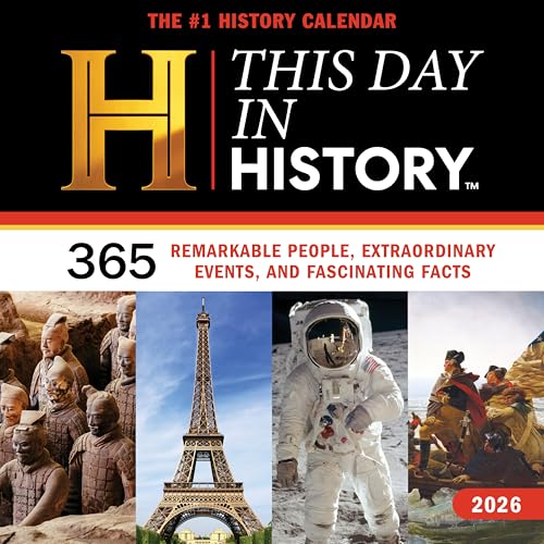 2026 History Channel This Day in History Wall Calendar: 365 Remarkable People, Extraordinary Events, and Fascinating Facts (Moments in HISTORY™ Calendars)