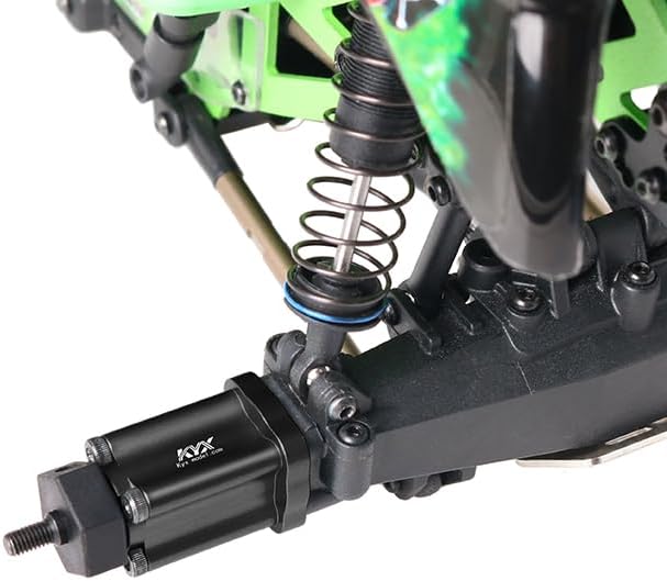 KYX Racing Aluminum Rear Axle Mount Set 0 Deg Black Upgrades Parts Accessories for 1/18 RC Car LOSI Mini LMT 4X4 Monster Truck image 3