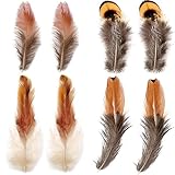 Materiales naturales: las plumas son todas plumas naturales, no tóxicas e inofensivas, después de un tratamiento a alta temperatura, puede utilizar el producto con total tranquilidad.