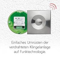 Grothe Funkklingel Weiterleitung Funk Erweiterung Funkkonverter Funkmodul MISTRAL SE06 150m Reichweite, Unterputz Einbau für verdrahtete Klingelanlagen (kompatibel mit MISTRAL, ECHO, CALIMA & POLO) – Ansicht 5