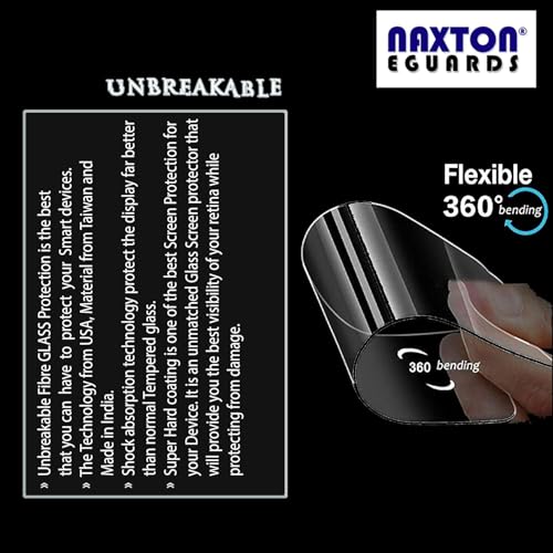 Image of NAXTON Eguards for Brave Ark Tab 12.95 inch Tablet [Bubble Free], [Anti-Scratch], [HD Clarity] Customised for full Screen cover - NOT A TEMPERED GLASS (Display Size: 12.95 INCH)