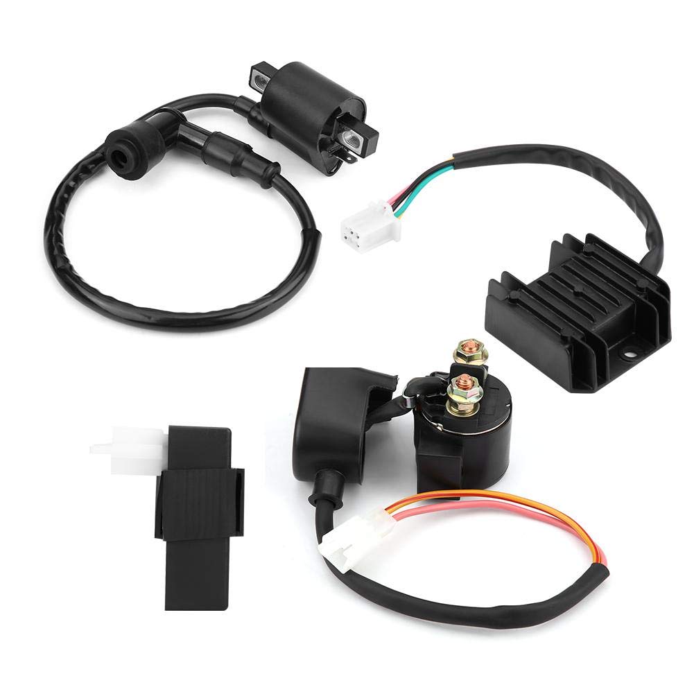 CDI CDI jednostka regulatora cewki zapłonowej, cewka + jednostka CDI + regulator prostownika + cewka akcesorium zastępcze do 150 cm³ 250 cm³ PIT Quad Dirt Bike ATV