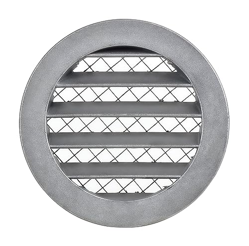 100mm Grille de Ventilation Ronde en Aluminium - Grille D'aération avec Protection contre la Souris