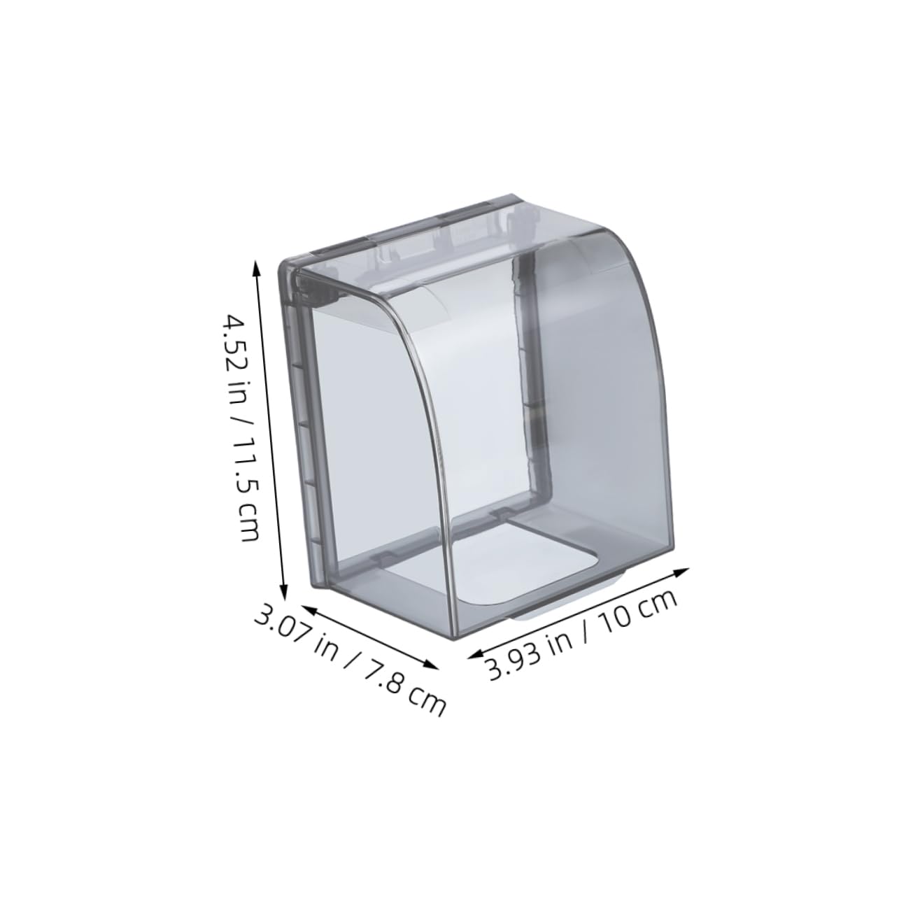 EXCEART 4 Set Coperchi Per Elettrica Impermeabili Da Protezione Per Outlet Da Bagno Copertura Autoaderente Per Elettrica Design Elegante E Pratico Facile Da Installare E Usare 2 Pezzi*4