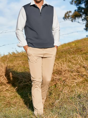 Makkrom Quarter Zip Casual Vest