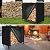 600D Oxford Firewood Rack Cover, Fabric Heavy-duty Waterproof Wood Rack Cover for Firewood,Weather Protection PVC Coating for Outdoor indoor,Gray,4FT