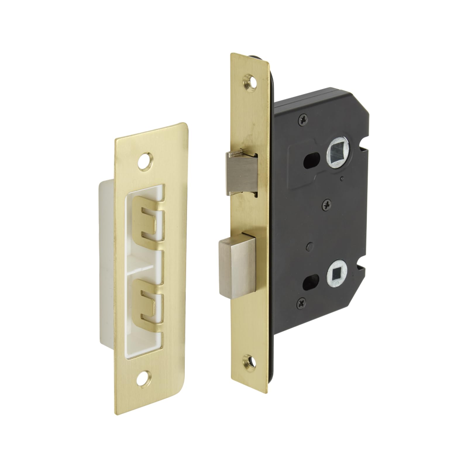 Access Hardware Satin Brass Bathroom Mortice Lock For Doors - 63Mm / 45Mm Backset