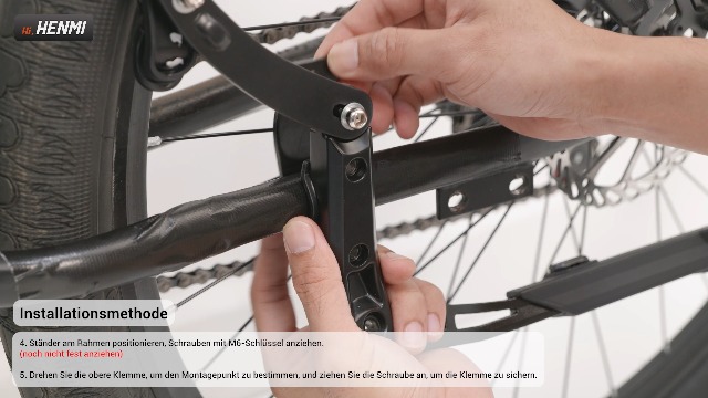 HENMI Fahrradständer 24-29 Zoll Pro+ für Runde Rahmen