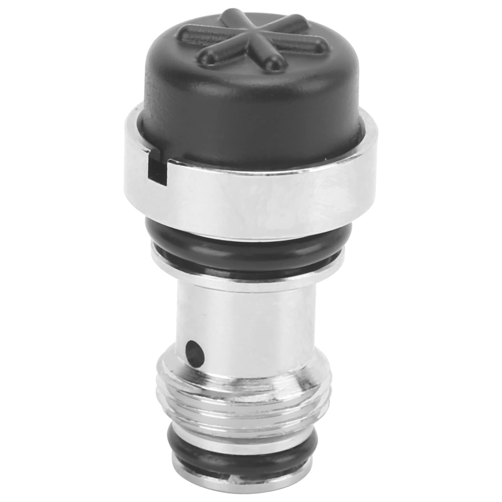 Pilipane Scuba Diving Replacement BCD Power Inflator K Shaped Valve Chrome Plated Brass Core Seawater Resistant for Scuba Diving Enthusiasts