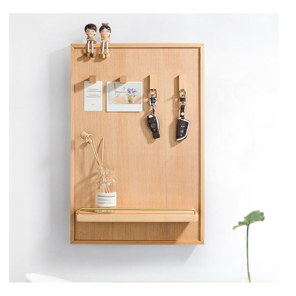 Electric Meter Box Cover with Shelf and Hooks, Decorative Cabinet for Home Fuse Box Concealment and Organization