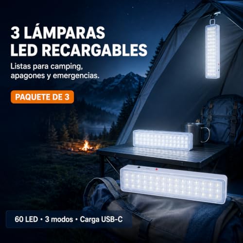Lámpara de emergencia 60 LEDs 17 Imagen adicional